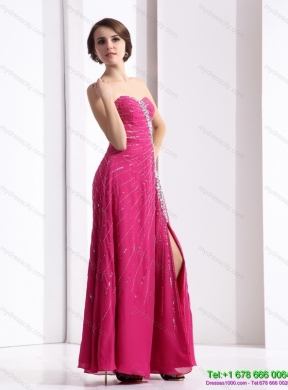 2015 Designer Sweetheart Floor Length Prom Dress with Beading