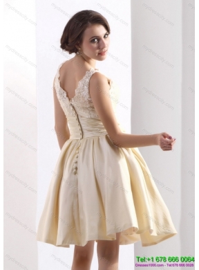 Designer High Neck Prom Dresses with Ruching and Bownot