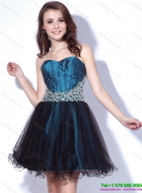 Designer Multi Color Sweetheart Sequined and Ruffled Prom Dresses for 2015