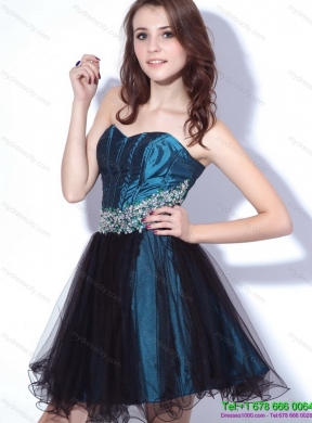 Designer Multi Color Sweetheart Sequined and Ruffled Prom Dresses for 2015