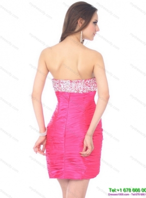 Designer Sweetheart Beading and Ruching Prom Dress for 2015