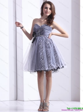 Designer Sweetheart Leopard 2015 Prom Dress with Beading