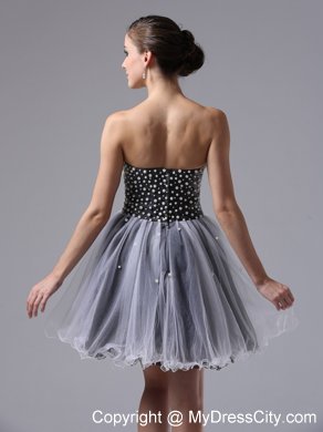 Customize Sweetheart Short Homecoming Dress With Beading and Tulle