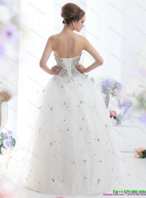 Perfect Maternity 2015 Wedding Dresses with Rhinestones