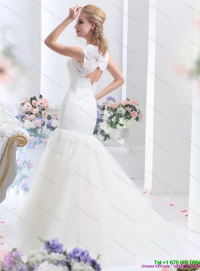 2015 Sweetheart Wedding Dress with Lace