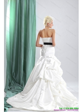 Sturning 2015 Sweetheart Wedding Dress with Ruching