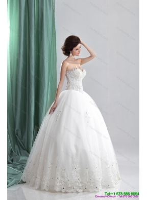 Maternity 2015 Sweetheart Wedding Dress with Beading and Lace