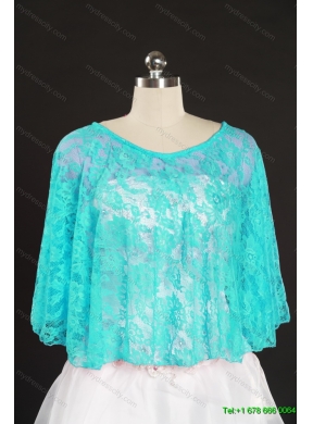 Elegant Spring Green Beading Lace Hot Sale Wraps for 2014