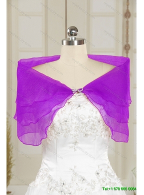 2014 New Style Beading Lavender Shawls for Party