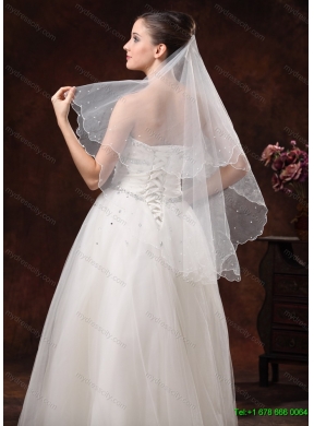 Two-tier Tulle Bridal Veil On Sale