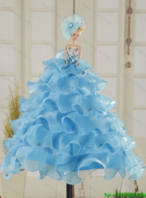 Aqua Blue Ball Gown Sweetheart Beading Princesita Dresses