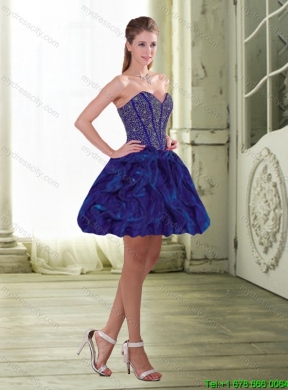 Detachable Beading and Ruffles Sweetheart Prom Skirts for 2015