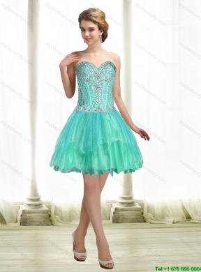 2015 Inexpensive Ball Gown Sweetheart Detachable Quinceanera Dresses with Beading