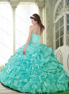 Exclusive Ball Gown Pretty  Quinceanera Dresses with Beading for 2015