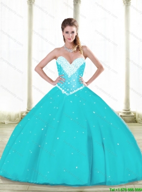 Flirting Floor Length Detachable Quinceanera Dresses with Beading and Ruffles