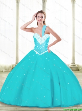 Flirting Floor Length Detachable Quinceanera Dresses with Beading and Ruffles