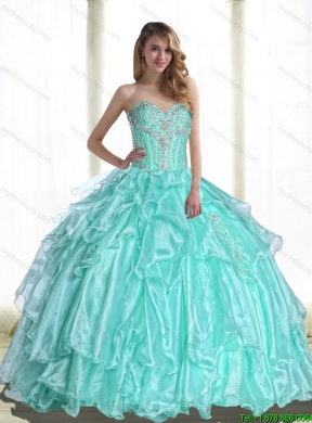 Simple Detachable Quinceanera Dresses with Beading and Appliques for 2015