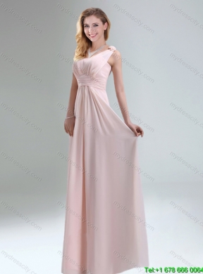 Beautiful Chiffon Dama Dress in Light Pink for 2015 Summer