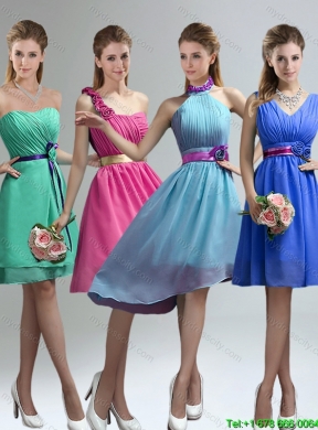 Pretty  Knee Length Dama Dresses for 2015 Summer