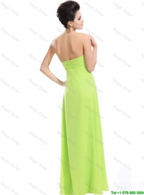 New Arrivals Strapless Beaded Prom Dresses in Spring Green