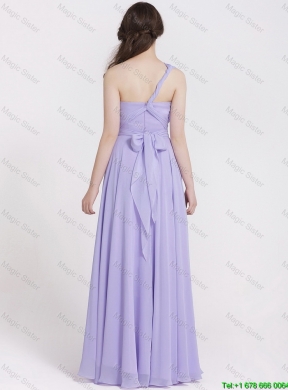 2016 Summer Beautiful Ruching Lavender Prom Dresses in Lavender