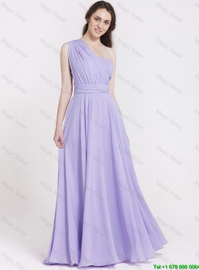 2016 Summer Beautiful Ruching Lavender Prom Dresses in Lavender