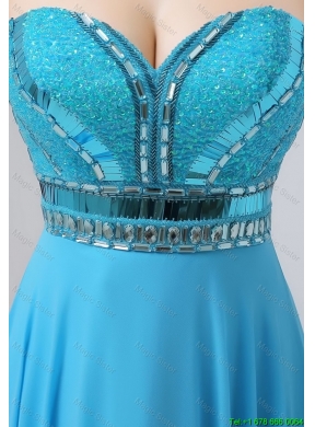 Latest Sweetheart Prom Dresses with Beading and Sequins