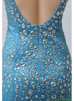 Luxurious Mermaid Beaded Prom Dresses with V Neck