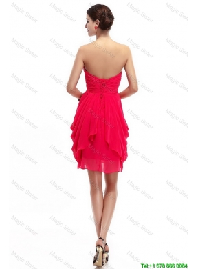 Fashionable Hand Made Flowers Prom Dresses with Sweetheart