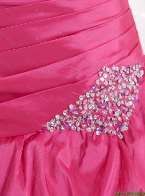 2015 Elegant A Line Sweetheart 2016 Prom Gowns with Pick Ups and Beading