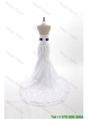 Custom Made Mermaid Halter Top Wedding Dresses with Beading