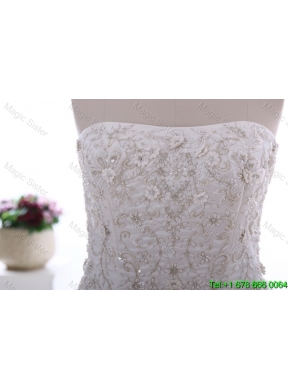 Most Popular Beading and Embroidery Court Train Wedding Dresses for 2016