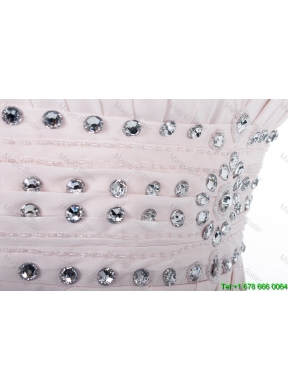 Brand New 2016 Short Light Pink Prom Dresses with Beading