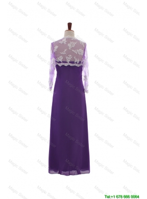 Pretty Empire Strapless Prom Dresses with Ruching in Eggplant Purple