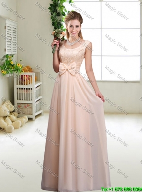 Beautiful Hand Made Flowers Bridesmaid Dresses with Column