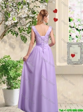 Classical 2016 Bowknot Bridesmaid Dresses with Floor Length