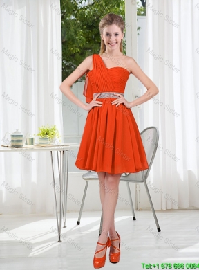 New Style A Line Beading Short Bridesmaid Dresses