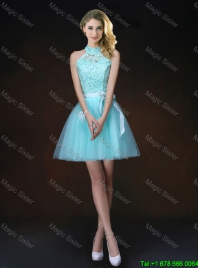 Perfect Bowknot Appliques Prom Dresses with One Shoulder