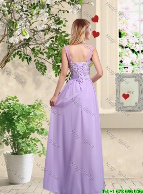 Comfortable Hand Made Flowers Prom Dresses with Lace