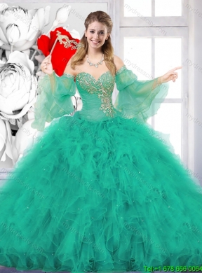 2016 Spring New Style Ball Gown Sweetheart Quinceanera Dresses