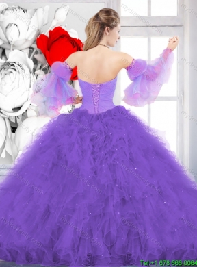 2016 Spring New Style Ball Gown Sweetheart Quinceanera Dresses