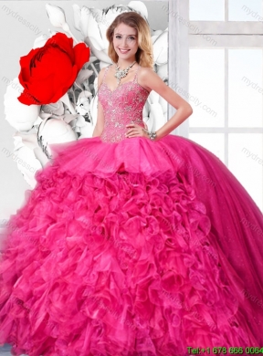 Modest Ball Gown Straps 2016 Detachable Quinceanera Dresses