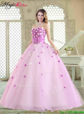 New Arrivals 2016 Straps Quinceanera Dresses with Strapless