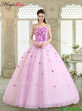 New Arrivals 2016 Straps Quinceanera Dresses with Strapless