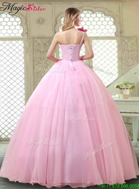 New Arrivals Beading Quinceanera Gowns with One Shoulder