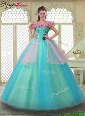 Perfect Off the Shoulder Quinceanera Dresses in Multi Color