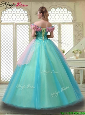 Perfect Off the Shoulder Quinceanera Dresses in Multi Color