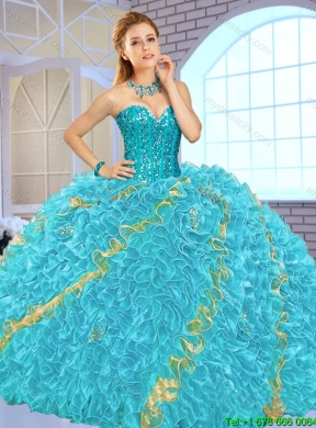 2016 Exclusive Beading Multi Color Quinceanera Gowns for 2016