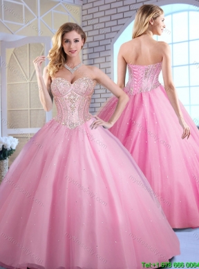 2016 Perfect Sweetheart Quinceanera Dresses Beading and Sequins