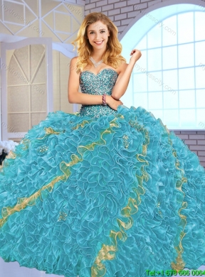 Hot Sale Floor Length Quinceanera Dresses with Lace Up